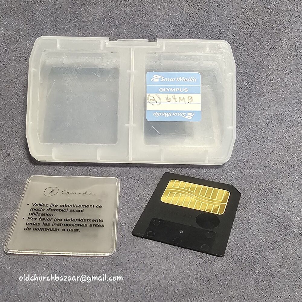 16MB Olympus SmartMedia Memory Card + Plastic Sleeve & Case